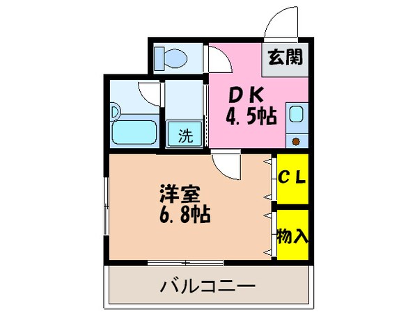 メゾン山下の物件間取画像